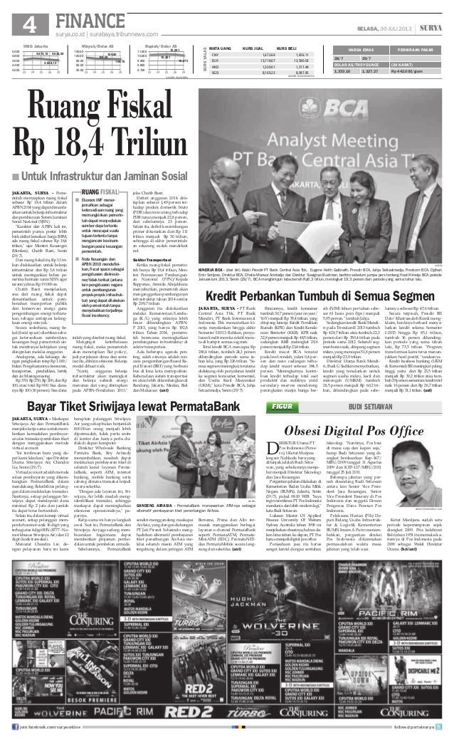 Epaper Surya 30 Juli 2013 Epaper Surya 30 Juli 2013