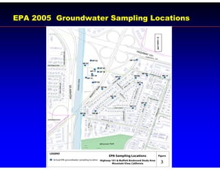 EPA 2005 Groundwater Sampling Locations
 