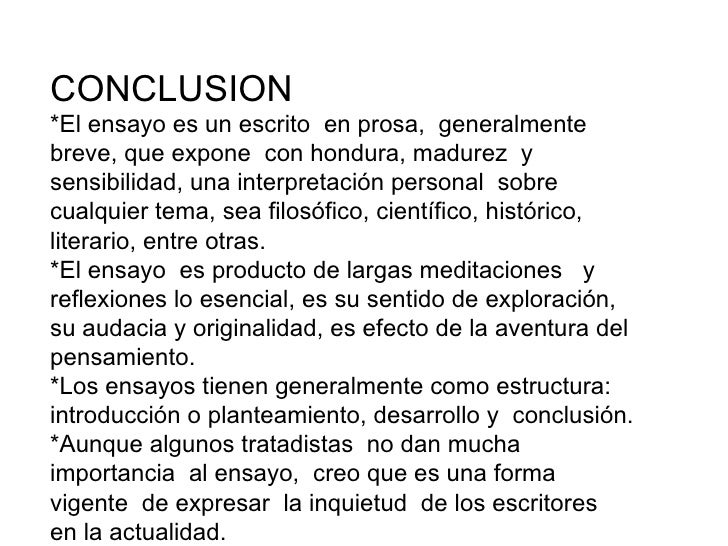 Como Hacer Una Conclusion De Un Ensayo Actualizado En - vrogue.co