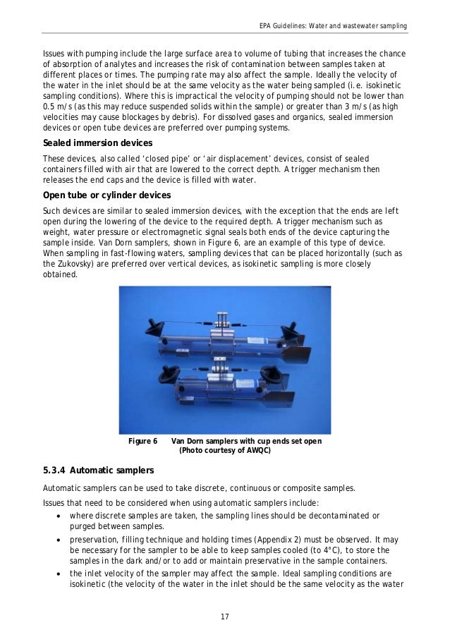 EPA Water Sampling Guide