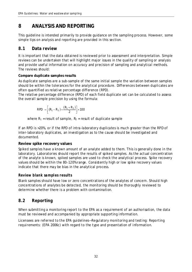 EPA Water Sampling Guide