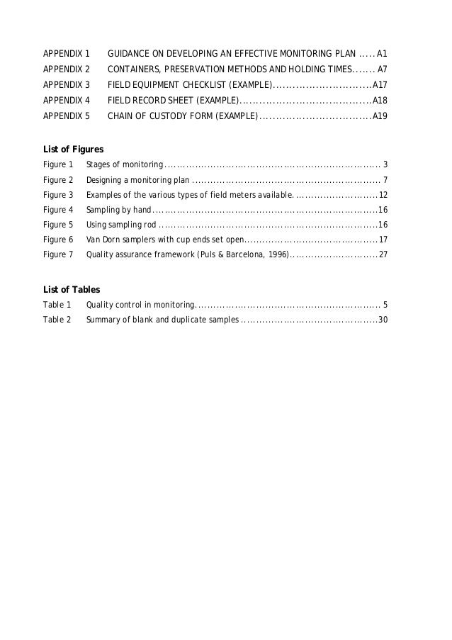 EPA Water Sampling Guide