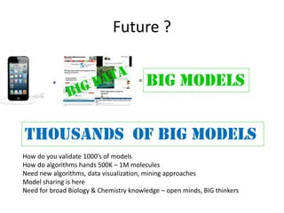 Mining 'Bigger' Datasets to Create, Validate and Share Machine Learning Models Slide 49