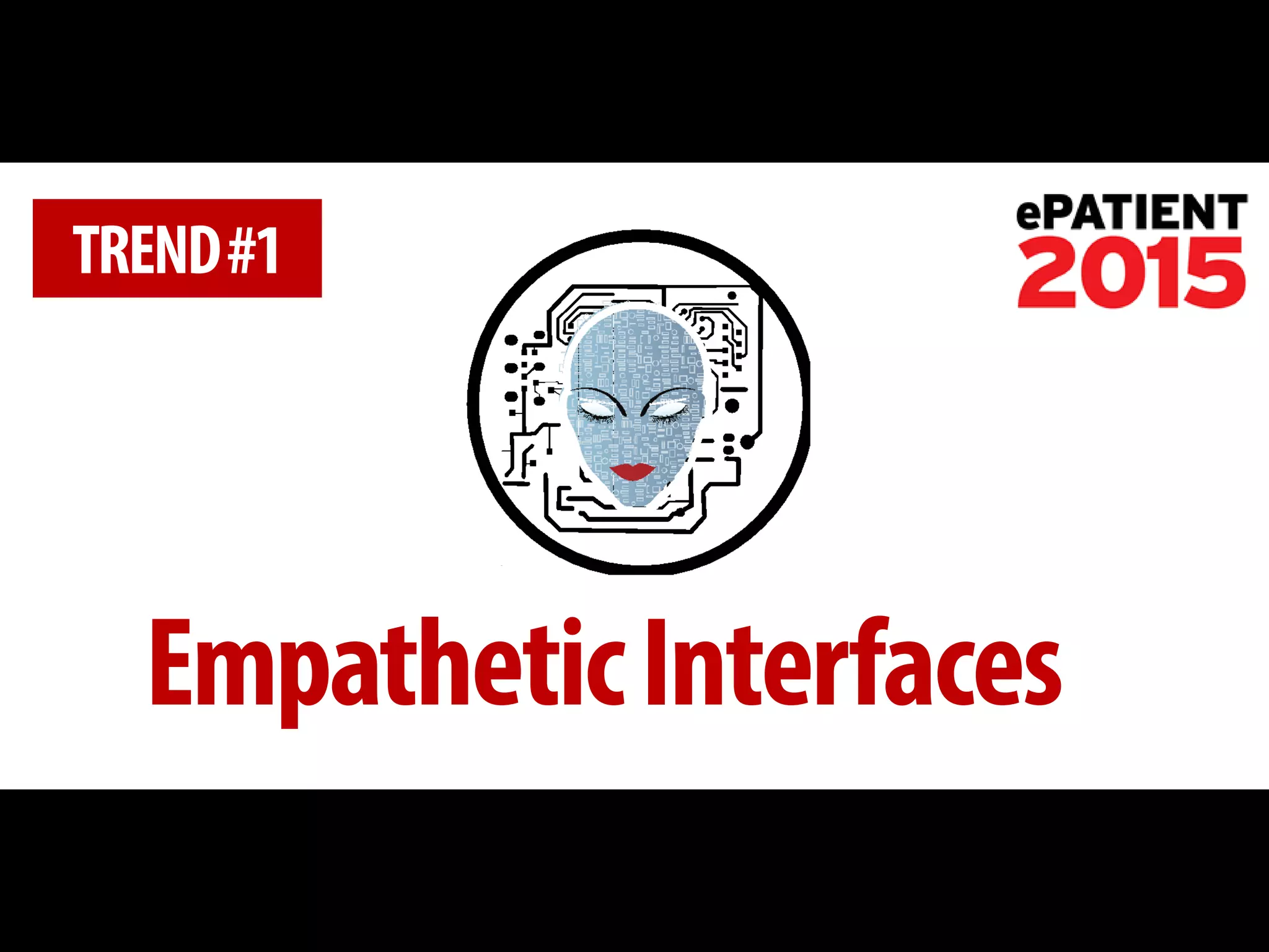 Empathetic Interfaces 
TREND #1  