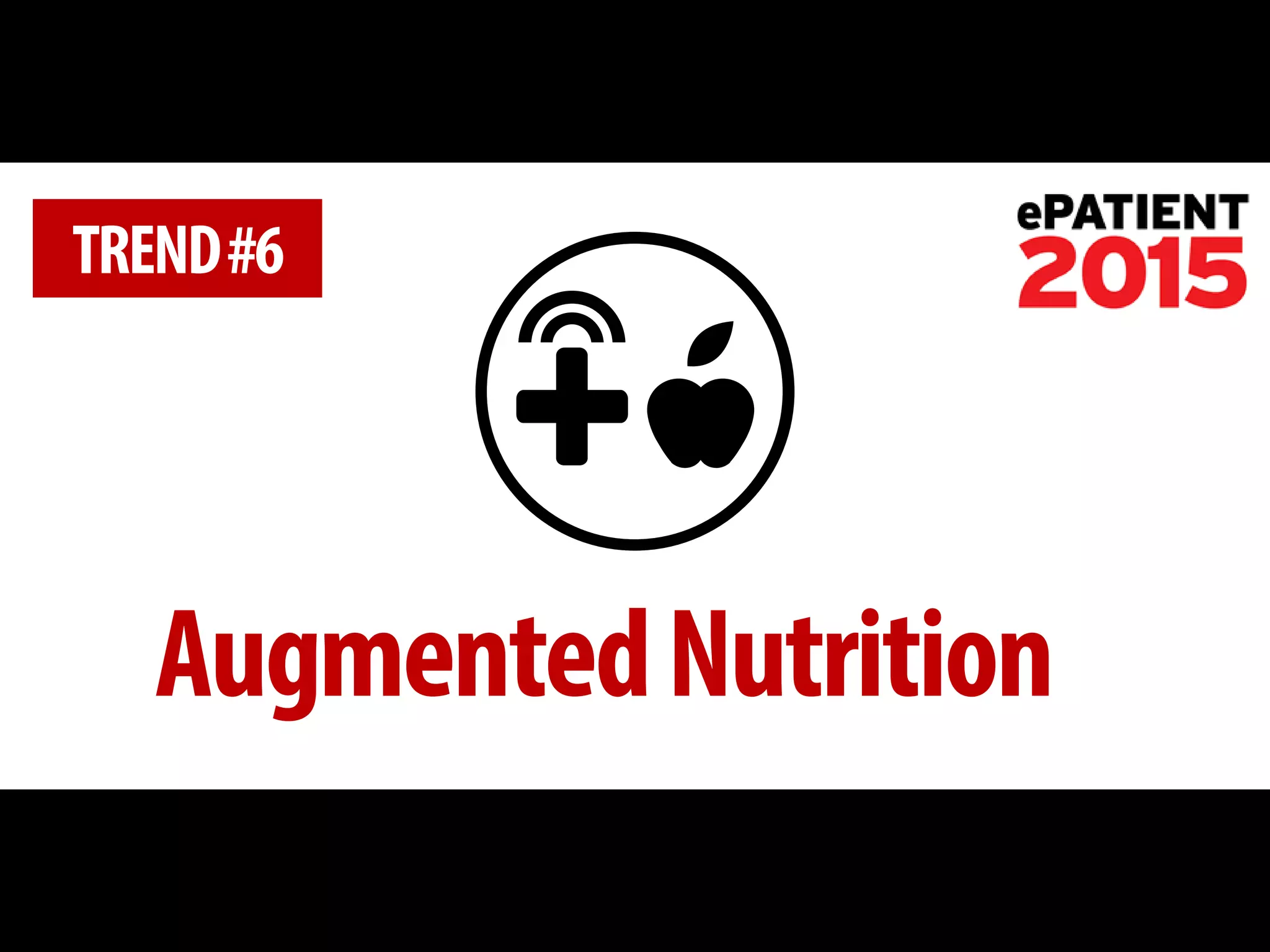 Augmented Nutrition 
TREND #6  