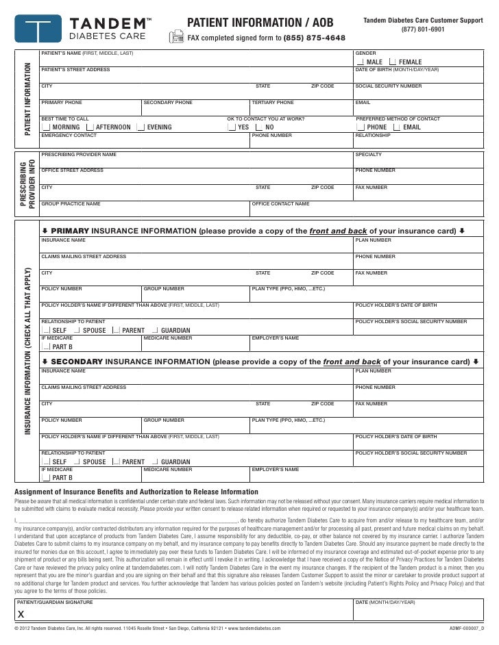 tslim Insulin Pump ePatient Pack