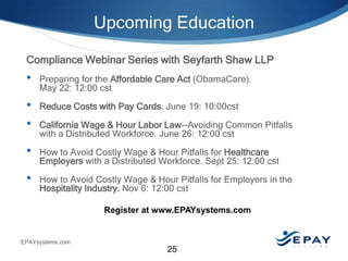 EPAY Systems Time and Attendance Solutions for a Distributed Workforce ...