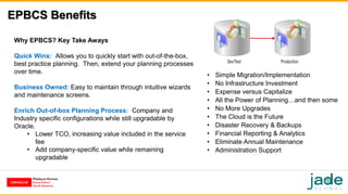 WEBINAR: Align your Enterprise with Powerful Analytics! Oracle EPBCS ...
