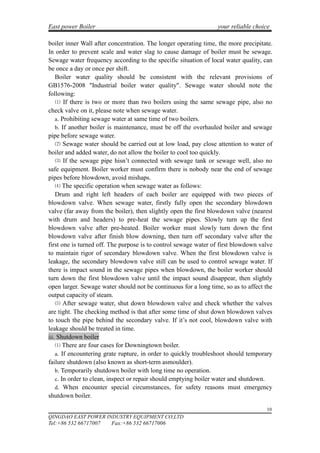 Service Valve Rigor EPCB 1Ton/h Coal Fired Steam Boiler Installation & Operation ...