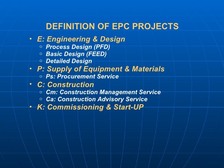 EPC Business Model