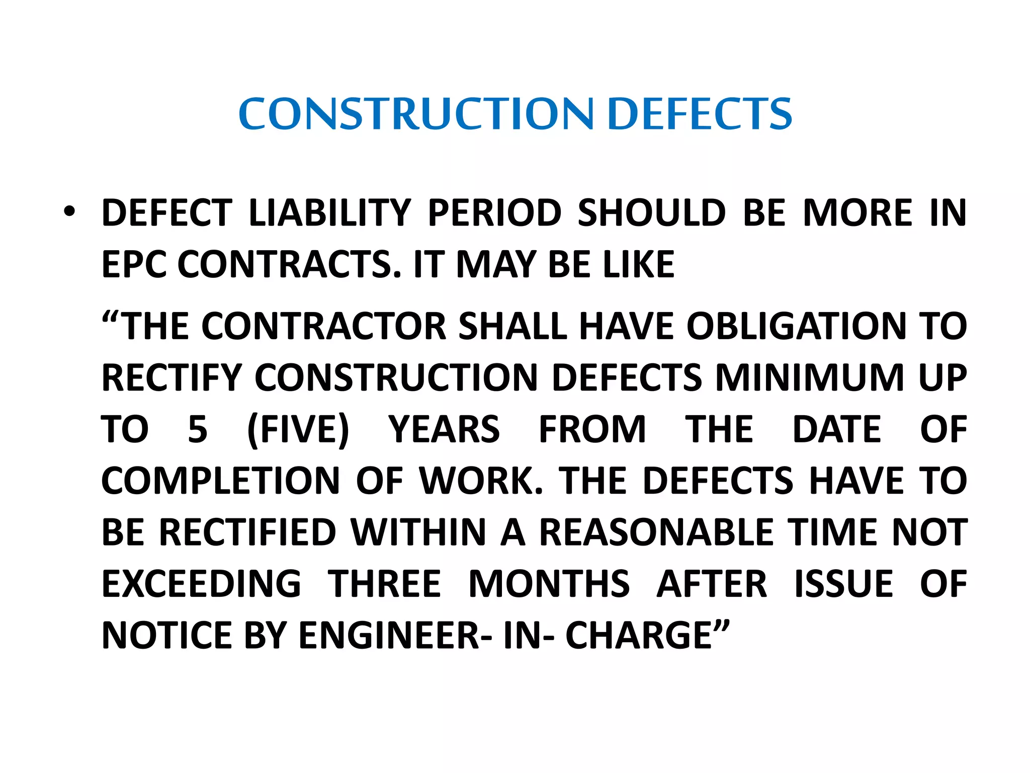 EPC and other types of contracts | PPTX
