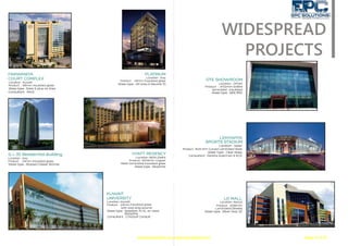 Glass type : Solar E plus on Grey
Glass type : Stopsol Classic Bronze
Glass type : Starphire
Glass type : Solarban 70 XL on clear
Starphire
Consultant : C7A/Gulf Consult
Consultant : PACE
Glass type : HD Grey & Neutral 70
G + 35 Residential Building
Glass type : SKN 165II
Glass type : Silver Grey 32
Location : Qatar
Product : 15.04 mm Curved Laminated Glass
Glass Type : Clear Glass
Consultant : Perkins Eastman & ECG
www.epcsolution.org | www.epcsolutions.in Page 13 of 15
 