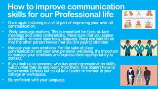 IMPORTANCE OF COMMUNICATION IN PERSONAL AND PROFESSIONAL LIFE | PDF