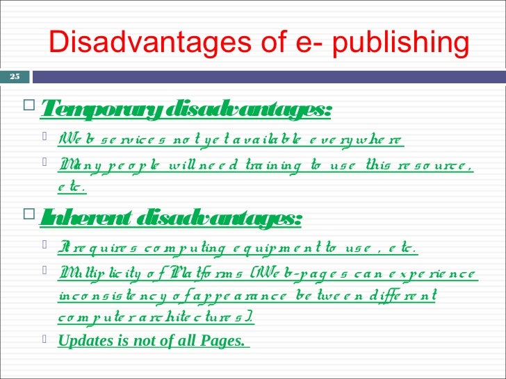 introduction to electronic publishing