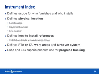Instrumentation Design & Detailed Engineering | PPTX