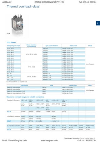 ABB Price List 2016
