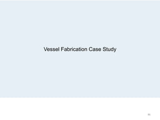 Vessel Fabrication Case Study
86
 