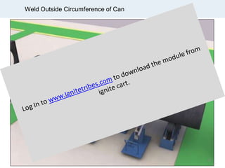 Weld Outside Circumference of Can
97
 