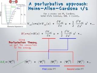 Electron phonon renormalization of electronic band structure | ODP