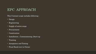 How to compare EPC vs EPCM in Project Management | PDF