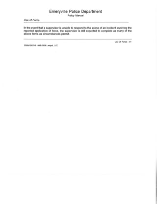 EPD use of force policy