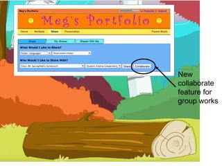 New collaborate feature for group works 