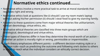 Normative Task EPEC301 WHAT IS PHILOSOPHY Document for Education | PPTX