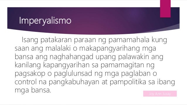 Ano Ang Epekto Ng Kolonyalismo At Imperyalismo Sa Pilipinas At Sa Images