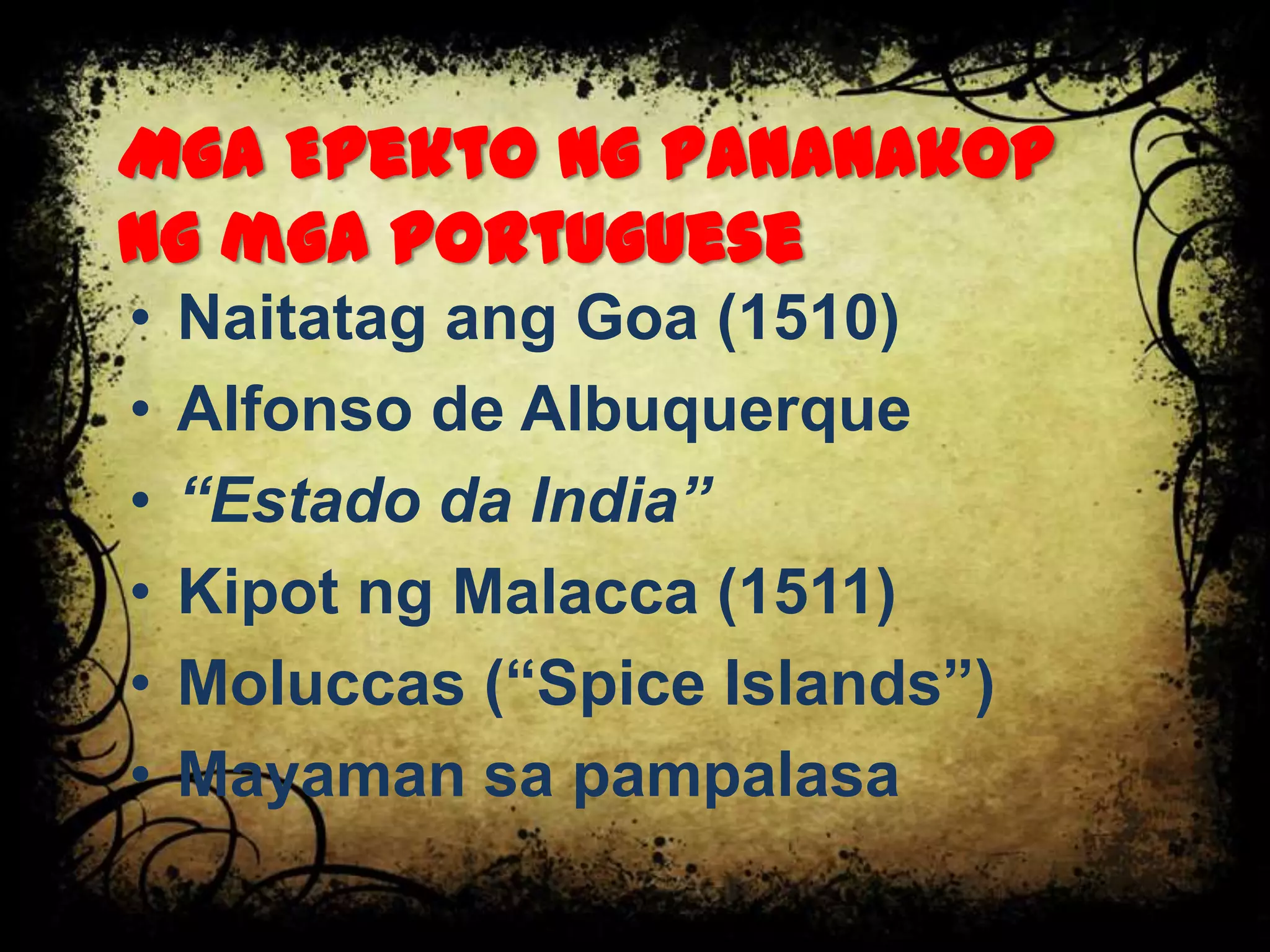 Epekto ng kolonyalismo at imperyalismo sa asya | PPTX
