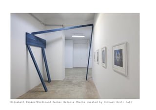 Elisabeth Penker/Ferdinand Penker Galerie Charim curated by Michael Scott Hall 
 