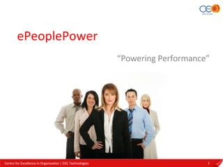 ePeoplePower “ Powering Performance” 