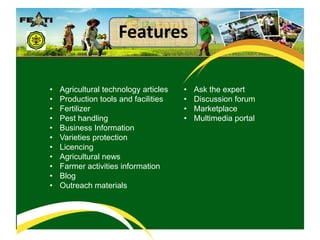 FeaturesAgricultural technology articles