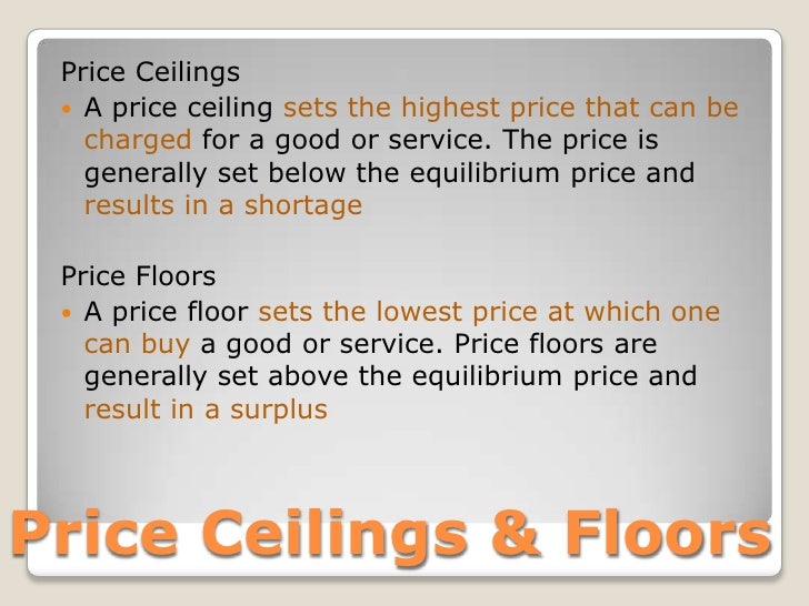 Epf3d Price Ceilings And Floors