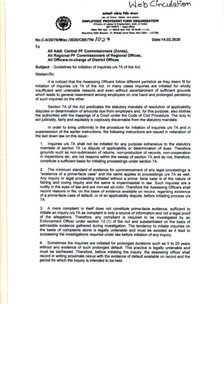 Epf circular 14 feb 2020 (1) - Laghu Udyog Bharti | PDF