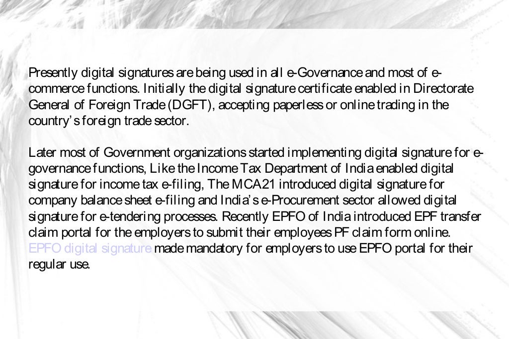 Digital Signature PF, EPFO Digital Signature Online at eMudhra