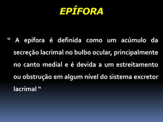 Epífora | PPTX
