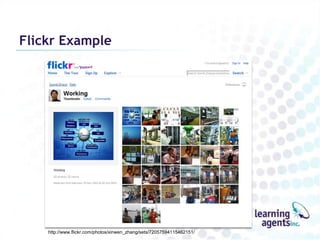 Flickr Example




    http://www.flickr.com/photos/xinwen_zhang/sets/72057594115462151/
 