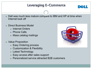 Client categories: include mobility, desktop products, and also related services, software and peripheralsDell – Background and Overview (contd.)Broad range of configurable IT and business services, including infrastructure technology, consulting and applications, and business process services