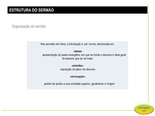 ESTRUTURA DO SERMÃO Organização do sermão  