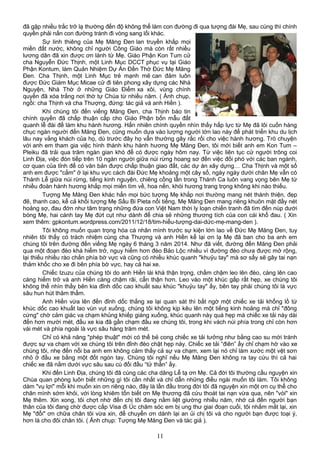 đã gặp nhiều trắc trở lạ thường đến độ không thể làm con đường đi qua tượng đài Mẹ, sau cùng thì chính
quyền phải nắn con đường tránh đi vòng sang lối khác.
Sự linh thiêng của Mẹ Măng Đen lan truyền khắp mọi
miền đất nước, không chỉ người Công Giáo mà còn rất nhiều
lương dân đã xin được ơn lành từ Mẹ. Giáo Phận Kon Tum cử
cha Nguyễn Đức Thịnh, một Linh Mục DCCT phục vụ tại Giáo
Phận Kontum, làm Quản Nhiệm Dự Án Đền Thờ Đức Mẹ Măng
Đen. Cha Thịnh, một Linh Mục trẻ mạnh mẽ can đảm luôn
được Đức Giám Mục Micae cử đi tiên phong xây dựng các Nhà
Nguyện, Nhà Thờ ở những Giáo Điểm xa xôi, vùng chính
quyền đã xóa trắng nơi thờ tự Chúa từ nhiều năm. ( Ảnh chụp,
ngồi: cha Thịnh và cha Thượng, đứng: tác giả và anh Hiền ).
Khi chúng tôi đến viếng Măng Đen, cha Thịnh báo tin
chính quyền đã chấp thuận cấp cho Giáo Phận bốn mẫu đất
quanh lễ đài để làm khu hành hương. Hẳn nhiên chính quyền nhìn thấy hấp lực từ Mẹ đã lôi cuốn hàng
chục ngàn người đến Măng Đen, cũng muốn dựa vào lượng người lớn lao này để phát triển khu du lịch
lâu nay vắng khách của họ, dù trước đây họ vẫn thường gây rắc rối cho việc hành hương. Trò chuyện
với anh em tham gia việc hình thành khu hành hương Mẹ Măng Đen, tôi mới biết anh em Kon Tum –
Pleiku đã trải qua trăm ngàn gian khó để có được ngày hôm nay. Từ việc liên tục cử người trông coi
Linh Địa, việc đón tiếp trên 10 ngàn người giữa núi rừng hoang sơ đến việc đối phó với các ban ngành,
cơ quan của tỉnh để có văn bản được chấp thuận giao đất, các dự án xây dựng… Cha Thịnh và một số
anh em được "cắm" ở lại khu vực cách đài Đức Mẹ khoảng một cây số, ngày ngày dưới chân Mẹ vẫn có
Thánh Lễ giữa núi rừng, tiếng kinh nguyện, chiêng cồng lẫn trong Thánh Ca luôn vang vọng bên Mẹ từ
nhiều đoàn hành hương khắp mọi miền tìm về, hoa nến, khói hương trang trọng không khi nào thiếu.
Tượng Mẹ Măng Đen khác hẳn mọi bức tượng Mẹ khắp nơi thường mang nét thánh thiện, đẹp
đẽ, thanh cao, kể cả khối tượng Mẹ Sầu Bi Pieta nổi tiếng, Mẹ Măng Đen mang riêng khuôn mặt đầy nét
hoảng sợ, đau đớn như tâm trạng những đứa con Việt Nam thời ly loạn chiến tranh đã tìm đến núp dưới
bóng Mẹ, hai cánh tay Mẹ đứt cụt như dành để chia sẻ những thương tích của con cái khổ đau. ( Xin
xem thêm: gpkontum.wordpress.com/2011/12/18/tim-hiểu-tượng-dai-dức-mẹ-mang-den ).
Tôi không muốn quan trọng hóa cá nhân mình trước sự kiện lớn lao về Đức Mẹ Măng Đen, tuy
nhiên tôi thấy có trách nhiệm cùng cha Thượng và anh Hiền kể lại ơn lạ Mẹ đã ban cho ba anh em
chúng tôi trên đường đến viếng Mẹ ngày 6 tháng 3 năm 2014. Như đã viết, đường đến Măng Đen phải
qua một đoạn đèo khá hiểm trở, nguy hiểm hơn đèo Bảo Lộc nhiều vì đường đèo chưa được mở rộng,
lại thiếu nhiều rào chắn phía bờ vực và cũng có nhiều khúc quanh "khuỷu tay" mà sơ sẩy sẽ gây tai nạn
thảm khốc cho xe đi bên phía bờ vực, hay cả hai xe.
Chiếc Izuzu của chúng tôi do anh Hiền lái khá thận trọng, chầm chậm leo lên đèo, càng lên cao
càng hiểm trở và anh Hiền càng chậm rãi, cẩn thận hơn. Leo vào một khúc gấp rất hẹp, xe chúng tôi
không thể nhìn thấy bên kia đỉnh dốc cao khuất sau khúc "khuỷu tay" ấy, bên tay phải chúng tôi là vực
sâu hun hút thăm thẳm.
Anh Hiền vừa lên đến đỉnh dốc thắng xe lại quan sát thì bất ngờ một chiếc xe tải khổng lồ từ
khúc dốc cao khuất lao vùn vụt xuống, chúng tôi không kịp kêu lên một tiếng kinh hoảng mà chỉ "đông
cứng" chờ cảm giác va chạm khủng khiếp giáng xuống, khúc quanh này quá hẹp mà chiếc xe tải này dài
đến hơn mười mét, đầu xe kia đã gần chạm đầu xe chúng tôi, trong khi vách núi phía trong chỉ còn hơn
vài mét và phía ngoài là vực sâu hàng trăm mét.
Chỉ có khả năng "phép thuật" mới có thể bẻ cong chiếc xe tải tưởng như bằng cao su mới tránh
được sự va chạm với xe chúng tôi trên đỉnh đèo chật hẹp này. Chiếc xe tải “điên” ấy chỉ chạm hờ vào xe
chúng tôi, nhẹ đến nỗi ba anh em không cảm thấy cả sự va chạm, xem lại nó chỉ làm xước một vệt sơn
nhỏ ở đầu xe bằng một đốt ngón tay. Chúng tôi nghĩ nếu Mẹ Măng Đen không ra tay cứu thì cả hai
chiếc xe đã nằm dưới vực sâu sau cú đối đầu “tử thần” ấy.
Khi đến Linh Địa, chúng tôi đã cùng các cha dâng Lễ tạ ơn Mẹ. Cả đời tôi thường cầu nguyện xin
Chúa quan phòng luôn biết những gì tôi cần nhất và chỉ dẫn những điều ngài muốn tôi làm. Tôi không
dám "vụ lợi" mỗi khi muốn xin ơn riêng nào, đây là lần đầu trong đời tôi đã nguyện xin một ơn cụ thể cho
chân mình sớm khỏi, với lòng khiêm tốn biết ơn Mẹ thương đã cứu thoát tai nạn vừa qua, nên "vòi" xin
Mẹ thêm. Xin xong, tôi chợt nhớ đến chị tôi đang nằm liệt giường nhiều năm, nhớ cả đến người bạn
thân của tôi đang chờ được cấp Visa đi Úc chăm sóc em bị ung thư giai đoạn cuối, tôi nhắm mắt lại, xin
Mẹ "đổi" ơn chữa chân tôi vừa xin, để chuyển ơn dành lại an ủi chị tôi và cho người bạn được toại ý,
hơn là cho đôi chân tôi. ( Ảnh chụp: Tượng Mẹ Măng Đen và tác giả ).
11
 