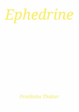 Ephedrine 