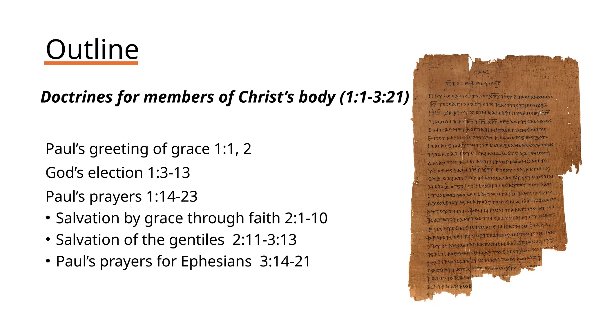 The book of Paul the Apostle to Ephesians - Background | PPTX ...