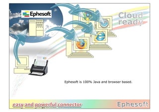 Ephesoft is 100% Java and browser based.
 