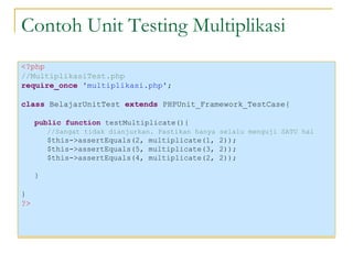 EPHPC Webinar Slides: Unit Testing by Arthur Purnama