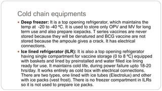 Deep Freezer In Cold Chain Expanded program on Immunization | PPTX
