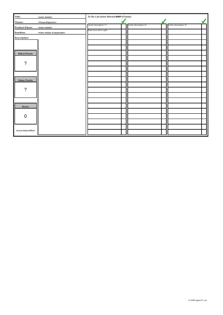 Agile Epic Card Template agile epic card template Agile Epic Card Template agile epic card template