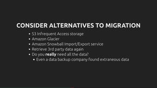 Epic Move: An AWS Exodus