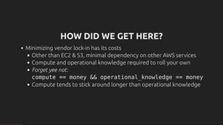 Epic Move: An AWS Exodus