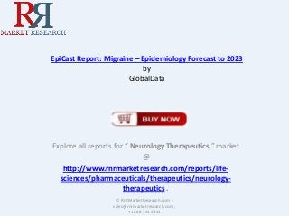 EpiCast Report: Migraine – Epidemiology Forecast to 2023
by
GlobalData

Explore all reports for “ Neurology Therapeutics ” market
@
http://www.rnrmarketresearch.com/reports/lifesciences/pharmaceuticals/therapeutics/neurologytherapeutics .
© RnRMarketResearch.com ;
sales@rnrmarketresearch.com ;
+1 888 391 5441

 