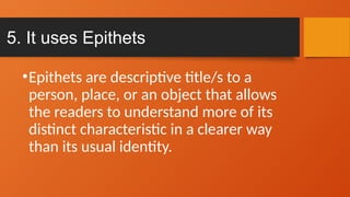 The Elements of Epic - English 10 - 1st Quarterpptx | PPTX